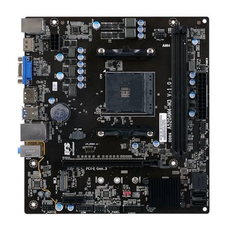 ecs elitegroup motherboard memory|A520AM4.